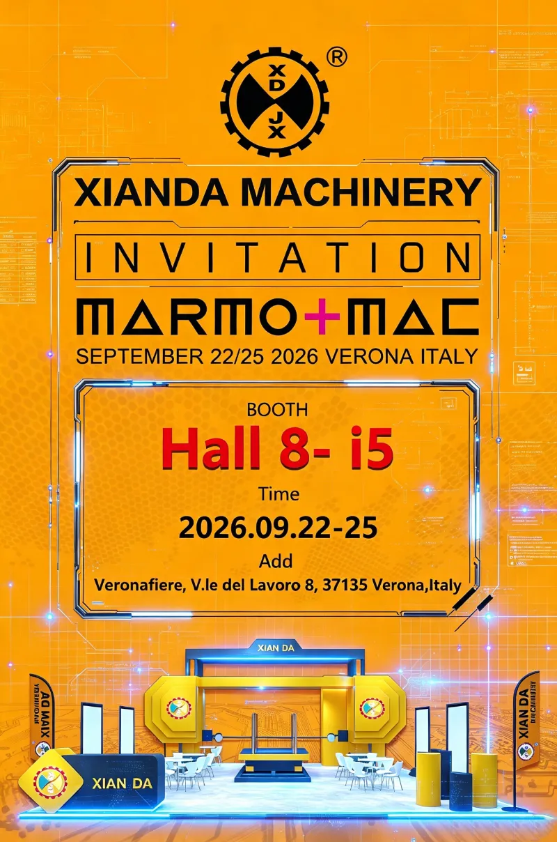 XIANDA MACHINERY at Marmomac 2026 XIANDA MACHINERY at Marmomac 2026